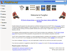 Tablet Screenshot of fungifun.org